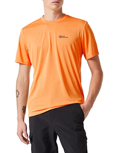 Jack Wolfskin Herren Shirt-1808762 T-Shirt, Orange Pop, L von Jack Wolfskin