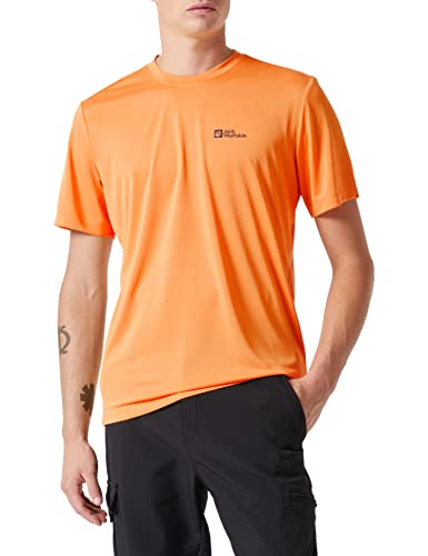 Jack Wolfskin Herren Shirt-1808762 T-Shirt, Orange Pop, XL von Jack Wolfskin