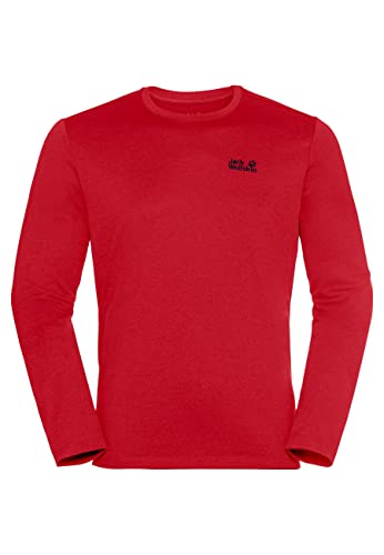 Jack Wolfskin Herren Sky Thermal T-Shirt, Adrenaline Red, S von Jack Wolfskin