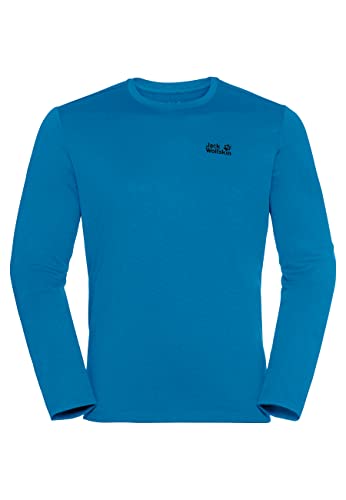 Jack Wolfskin Herren Sky Thermal T-Shirt, Blue Pacific, XXL von Jack Wolfskin