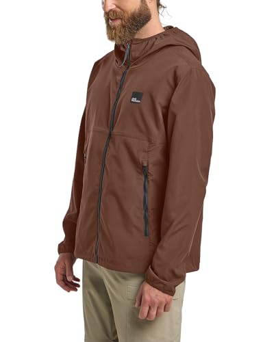 Jack Wolfskin Herren TERRACADE JKT M Jacke, Dark Rust, XXL von Jack Wolfskin