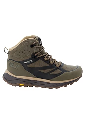 Jack Wolfskin Herren Terraventure Texapore Mid M Walking-Schuh, Brown/Beige, 42/42.5 EU von Jack Wolfskin