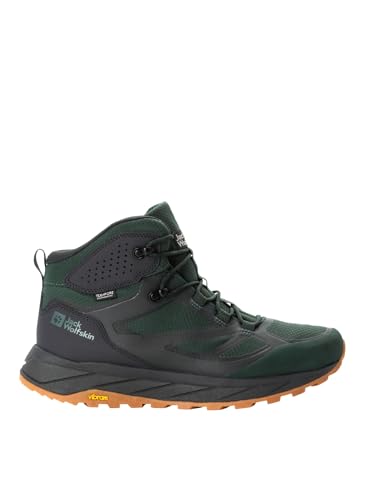 Jack Wolfskin Herren TERRAVENTURE Texapore MID M Wanderschuh, Black Olive, 45 EU von Jack Wolfskin