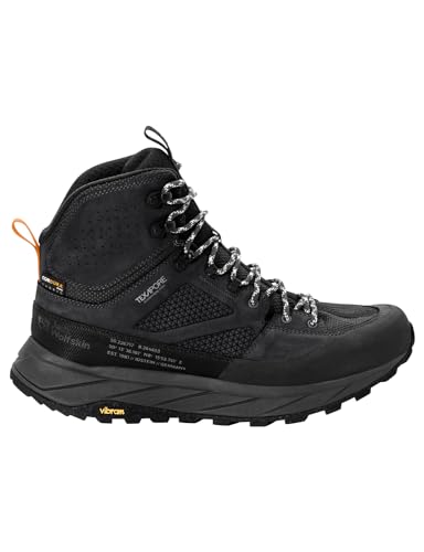 Jack Wolfskin Herren Terraquest Texapore Mid M, Black, 45.5 EU von Jack Wolfskin