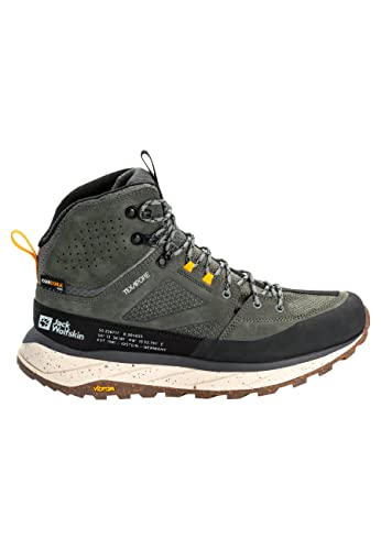 Jack Wolfskin Herren Terraquest Texapore Mid M, Gecko Green, 42 EU von Jack Wolfskin