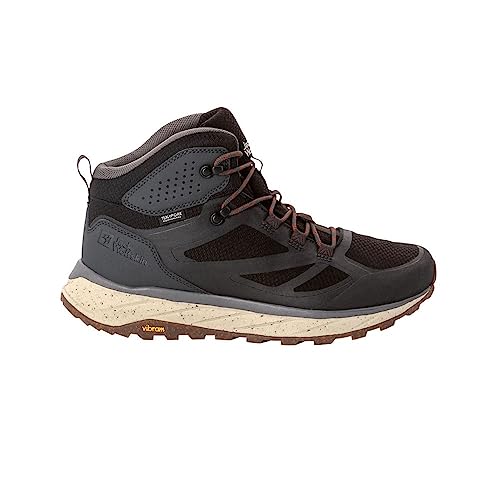 Jack Wolfskin Herren Terraventure Texapore Mid M, Phantom / Grey, 42 EU von Jack Wolfskin