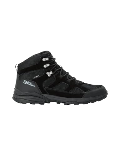 Jack Wolfskin Herren Trail Hiker Texapore MID M Wanderschuh, Black, 44 EU von Jack Wolfskin