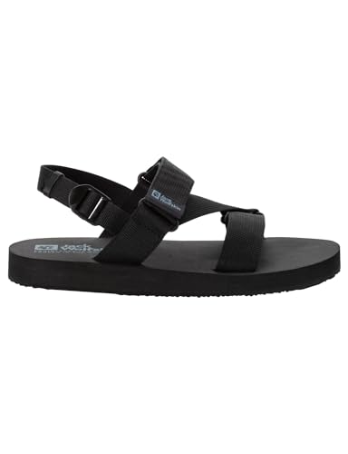 Jack Wolfskin Herren Urban Entdeckung Belt Sandal M, Black, 44.5 EU von Jack Wolfskin