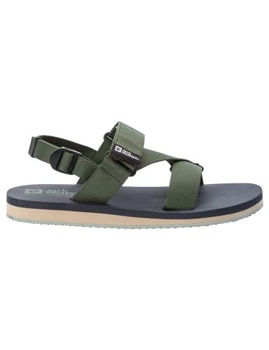 Jack Wolfskin Herren Urban Entdeckung Belt Sandal M, Thyme Green, 45 EU von Jack Wolfskin