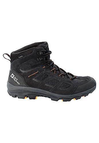 Jack Wolfskin Herren Vojo 3 Texapore Mid M, Black Burly Yellow Xt, 42 EU von Jack Wolfskin