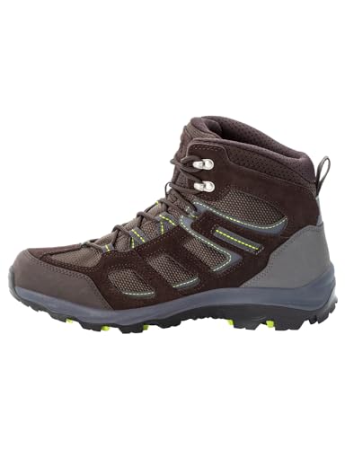 Jack Wolfskin Vojo 3 Texapore Mid (5592 Dark Brown / Lime) EU 45 von Jack Wolfskin