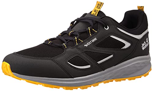 Jack Wolfskin Herren Vojo 3 Vent Low M Sneaker, Phantom/Burly Yellow Xt, 41 EU von Jack Wolfskin