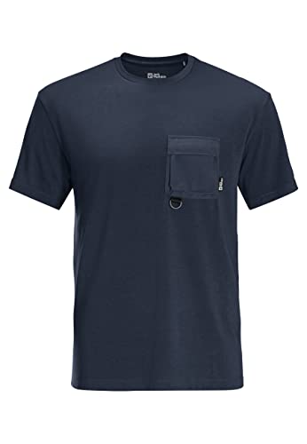 Jack Wolfskin Herren Wanderthirst T-Shirt, Night Blue, S von Jack Wolfskin