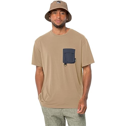 Jack Wolfskin Herren Wanderthirst T-Shirt, Sand Storm, L von Jack Wolfskin