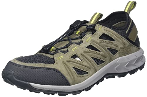 Jack Wolfskin Herren Woodland 2 Hybrid Low M Sneaker, Khaki/Lime, 40.5 EU von Jack Wolfskin