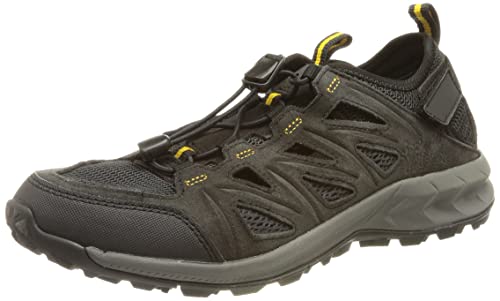 Jack Wolfskin Herren Woodland 2 Hybrid Low M Sneaker, Phantom/Burly Yellow Xt, 40.5 EU von Jack Wolfskin