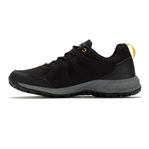 Jack Wolfskin Herren Woodland 2 Texapore Low M Sneaker, Black/Burly Yellow Xt, 40 EU von Jack Wolfskin