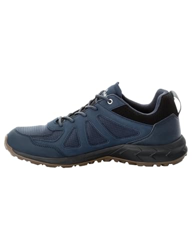 Jack Wolfskin Herren Woodland 2 Texapore Low M Wanderschuh, Night Blue, 44.5 EU von Jack Wolfskin