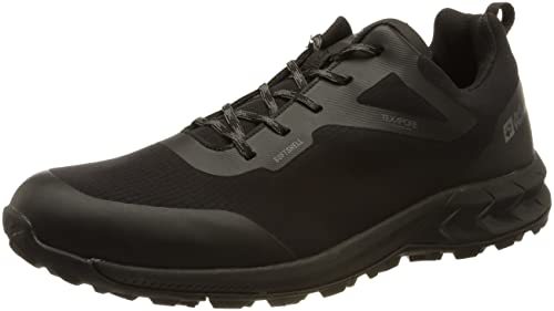 Jack Wolfskin Herren Woodland Shell Texapore Low M, Phantom / Grey, 45 EU von Jack Wolfskin