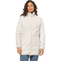 Jack Wolfskin High Curl Coat Women Fleecemantel Damen L cotton white cotton white von Jack Wolfskin