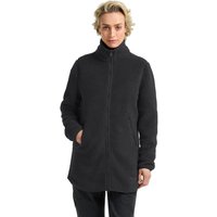 Jack Wolfskin High Curl Coat Women Fleecemantel Damen XXL black black von Jack Wolfskin
