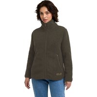 Jack Wolfskin High Curl Jacket Women Fleecejacke Damen L green obsidian moss von Jack Wolfskin