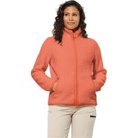 Jack Wolfskin High Curl Jacket Women Fleecejacke Damen L orange warm amber von Jack Wolfskin