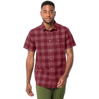 Jack Wolfskin Highlands Shirt Men Kurzarm Wanderhemd Herren L violett deep ruby check von Jack Wolfskin