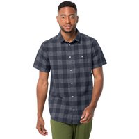 Jack Wolfskin Highlands Shirt Men Kurzarm Wanderhemd Herren XL blau night blue checks von Jack Wolfskin