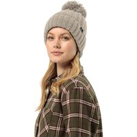 Jack Wolfskin Highloft Knit Beanie Women Strickmütze Damen M dusty grey dusty grey von Jack Wolfskin