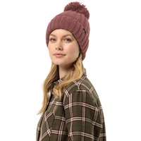 Jack Wolfskin Highloft Knit Beanie Women Strickmütze Damen S afterglow afterglow von Jack Wolfskin