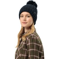 Jack Wolfskin Highloft Knit Beanie Women Strickmütze Damen S blau night blue von Jack Wolfskin