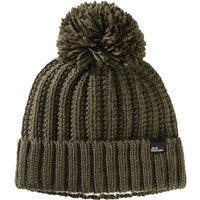 Jack Wolfskin Highloft Knit Beanie Women Strickmütze Damen S island moss island moss von Jack Wolfskin