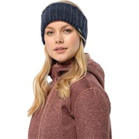 Jack Wolfskin Highloft Knit Headband Women Stirnband Damen M blau night blue von Jack Wolfskin