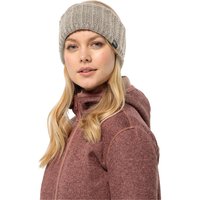 Jack Wolfskin Highloft Knit Headband Women Stirnband Damen M dusty grey dusty grey von Jack Wolfskin