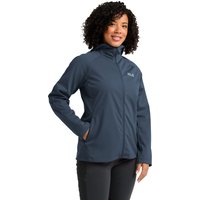 Jack Wolfskin Hike With Me Hoody Women Softshelljacke Damen XXL blue midnight sky von Jack Wolfskin