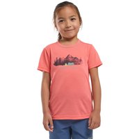 Jack Wolfskin Hiking Graphic T-Shirt Kids Funktionsshirt Kinder 164 multi color PRINT sunset coral von Jack Wolfskin