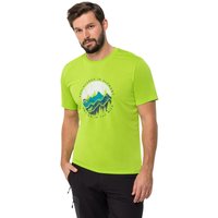 Jack Wolfskin Hiking S/S Graphic T-Shirt Men Funktionsshirt Herren M fresh green fresh green von Jack Wolfskin