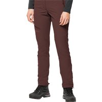 Jack Wolfskin Holdsteig Pants Women Softshell-Wanderhose Damen 36S dark maroon dark maroon von Jack Wolfskin