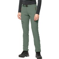 Jack Wolfskin Holdsteig Pants Women Softshell-Wanderhose Damen 40 picnic green picnic green von Jack Wolfskin