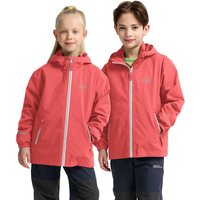 Jack Wolfskin Hybrid 3in1 Jacket Kids Wasserdichte 3-in-1 Jacke Kinder 128 red sunset coral von Jack Wolfskin
