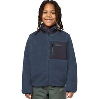 Jack Wolfskin Ice Curl Jacket Kids Fleecejacke Kinder 128 blue midnight sky von Jack Wolfskin