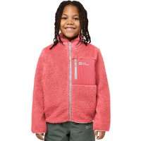 Jack Wolfskin Ice Curl Jacket Kids Fleecejacke Kinder 140 red sunset coral von Jack Wolfskin