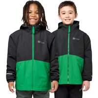 Jack Wolfskin Iceland 3in1 Jacket Kids 3-in-1 Jacke Kinder 116 green mystic green von Jack Wolfskin
