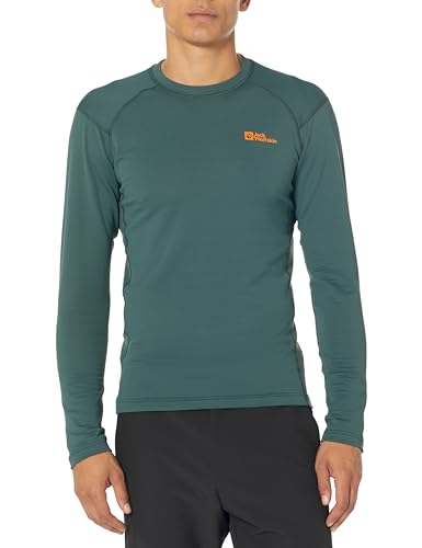 Jack Wolfskin Unisex Longsleeve T-Shirt, Black Olive, 3XL von Jack Wolfskin