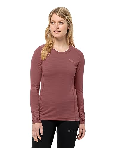 Jack Wolfskin Damen Infinite L/S W Sweatshirt, Apfelbutter, XXL Jack Wolfskin Damen Infinite L/S W Sweatshirt, Apfelbutter, XXL von Jack Wolfskin