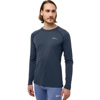 Jack Wolfskin Infinite Light LS Men Langarm Funktionsshirt Herren L blue midnight sky von Jack Wolfskin