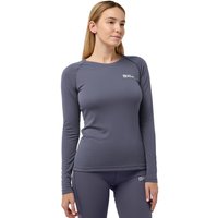 Jack Wolfskin Infinite Light LS Women Langarm Funktionsshirt Damen XS grey,black Graphite von Jack Wolfskin