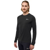 Jack Wolfskin Infinite Warm LS Men Langarm Funktionsshirt Herren L black black von Jack Wolfskin