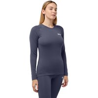 Jack Wolfskin Infinite Warm LS Women Langarm Funktionsshirt Damen 2XL grey,black Graphite von Jack Wolfskin